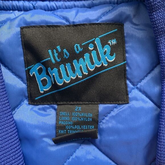 2 XL Brand New Vintage 90s Kentucky Wildcats Bomber Football Jacket - Picture 8 of 8